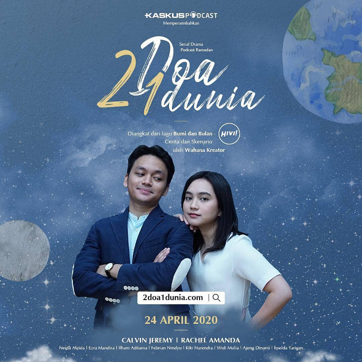 Sempat Ragu, Rachel Amanda Akhirnya Mantap Main Drama Podcast \'2 Doa 1 Dunia\'