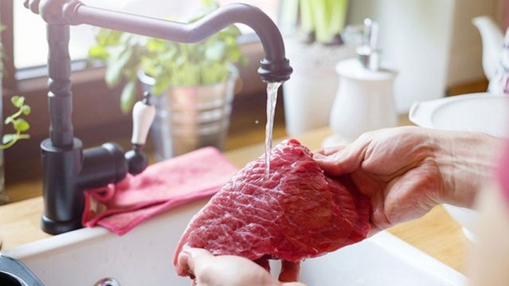 Hanya Bilas Sebentar Daging Sebelum Disimpan