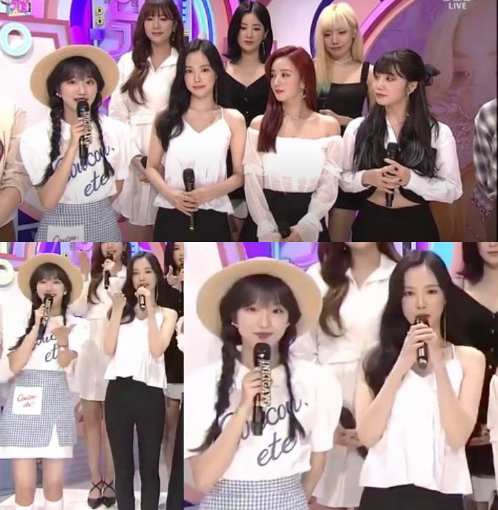 Naeun April dan Na Eun A Pink Dipertemukan di \'Inkigayo\', Seperti Ini Perbandingan Visualnya