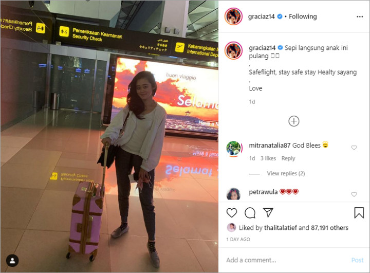 Gracia Indri Kembali Rasakan Sepi Usai Ditinggal Gisela Cindy Pulang ke Kanada