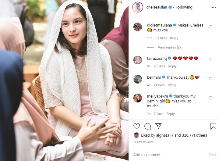 Chelsea Islan Bikin Adem Pakai Kerudung Untuk Sambut Bulan Ramadan