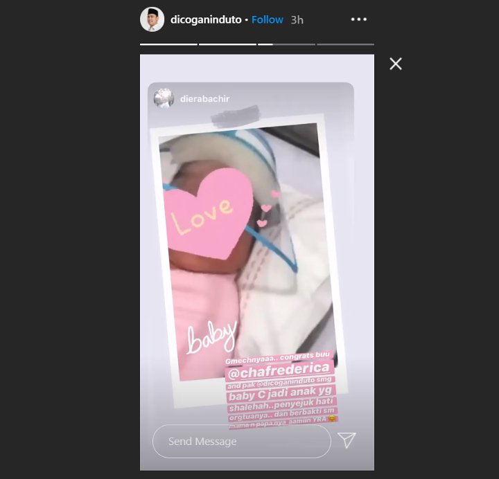 Melahirkan di Tengah Pandemi Corona, Chacha Frederica dan Bayi Perempuannya Sehat