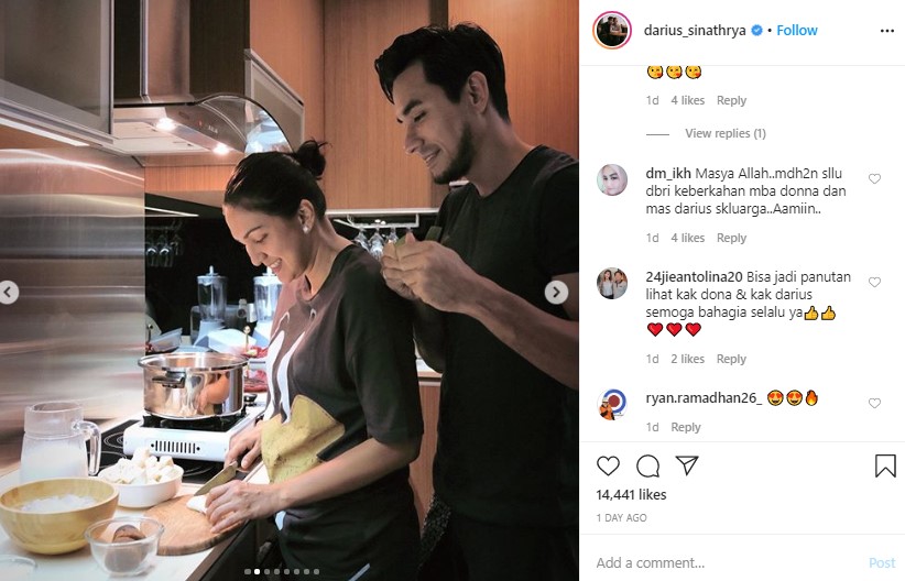 Meski Tak Jalani Puasa Ramadan, Donna Agnesia dan Darius Siapkan Takjil Untuk Satpam