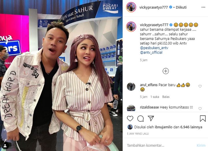 Vicky Prasetyo Dijodohkan dengan Jenita Janet Usai Zaskia Gotik Menikah
