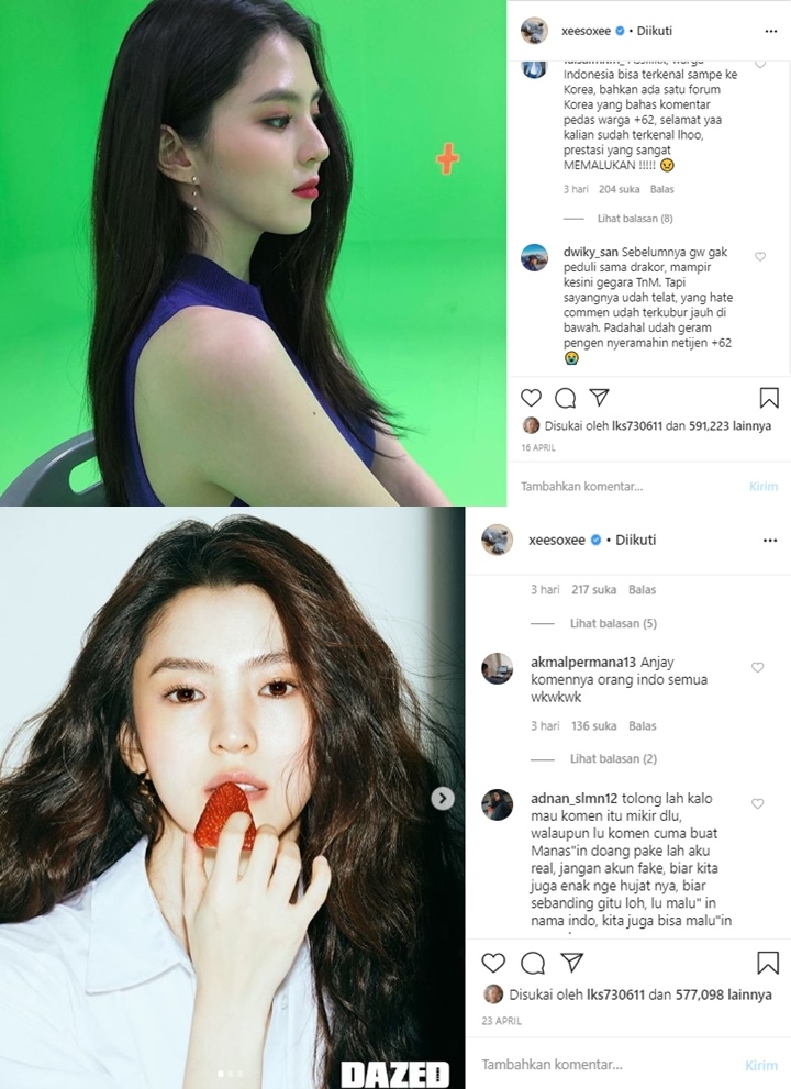 Han So Hee Ramai Dimaki Pelakor oleh Warganet Indonesia, Fans Minta Maaf