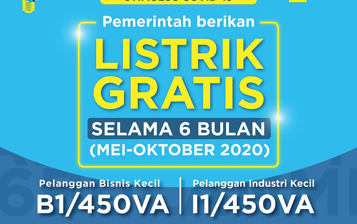 PLN Beri Diskon Listrik Selama 6 Bulan Gegara Corona, Intip Persyaratannya Berikut Ini