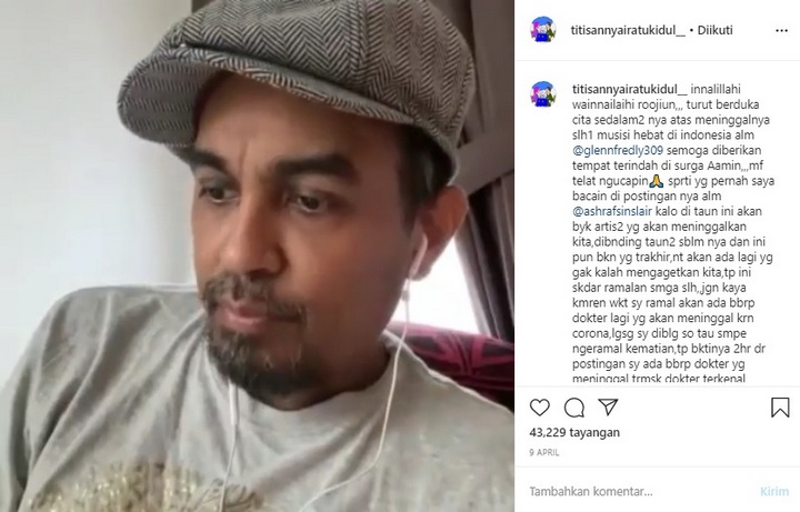 Didi Kempot Meninggal Setelah Glenn Fredly, Ramalan Titisan Nyai Ratu Kidul Terbukti Lagi?
