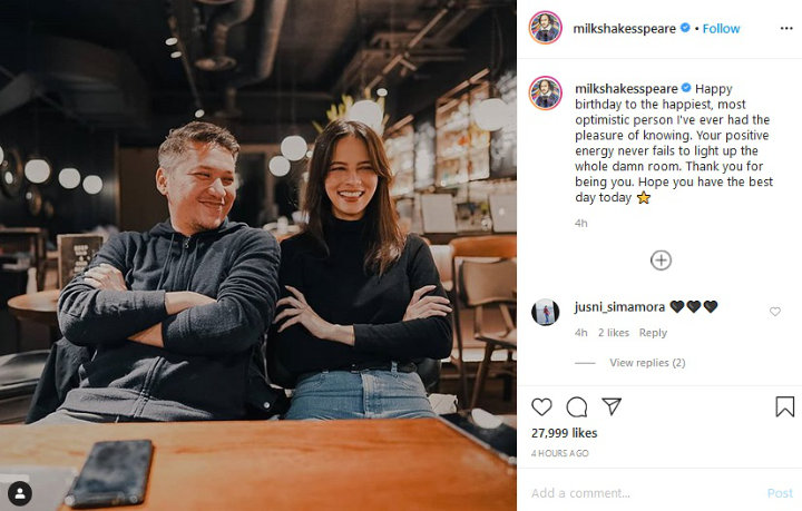 Juria Hartmans Beri Ucapan Romantis di Ultah Gading Marten, Netizen Doakan Segera Menikah