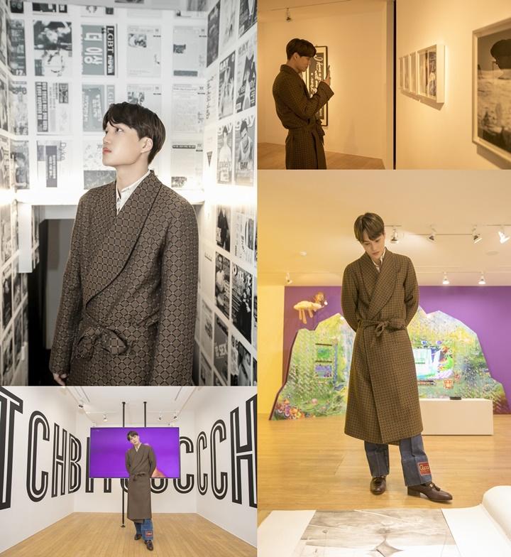 Kai EXO Foto-Foto Keren di Pameran Gucci
