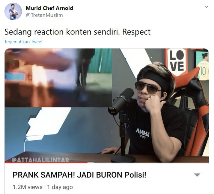 Atta Halilintar Sebut Video Ferdian Paleka \'Sampah\', Uus hingga Tretan Muslim Bereaksi