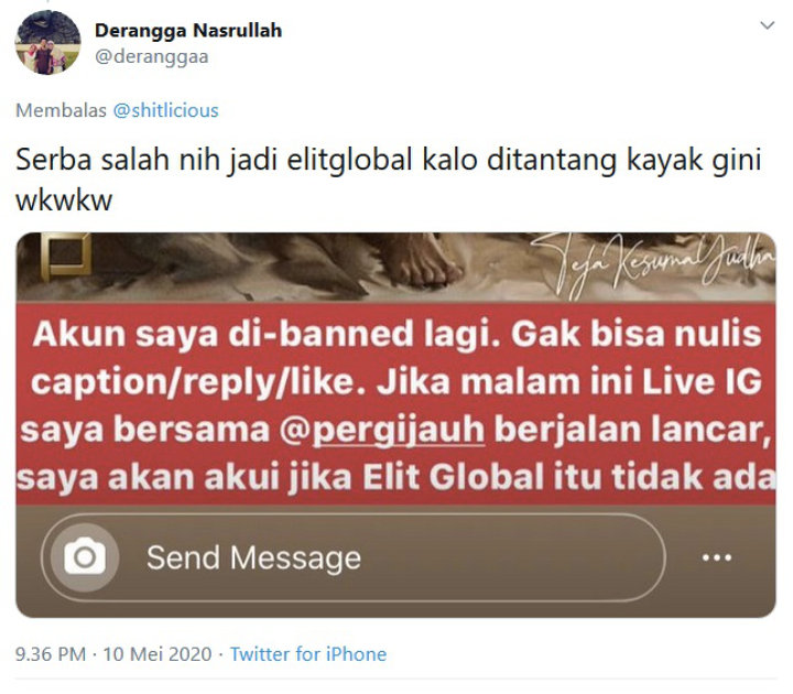 Koneksi Jerinx SID Terhambat Saat Live IG Bareng Gofar Hilman, Cuma Gimmick?