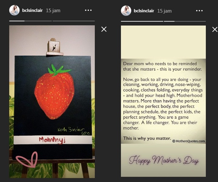 Bunga Citra Lestari Pamer Lukisan Noah