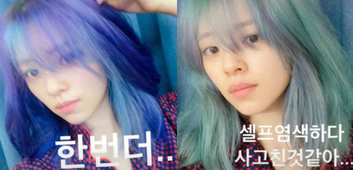 Jeongyeon TWICE Lakukan \'Kesalahan Besar\' Saat Warnai Rambut Sendiri, Hasilnya Malah Seperti Ini