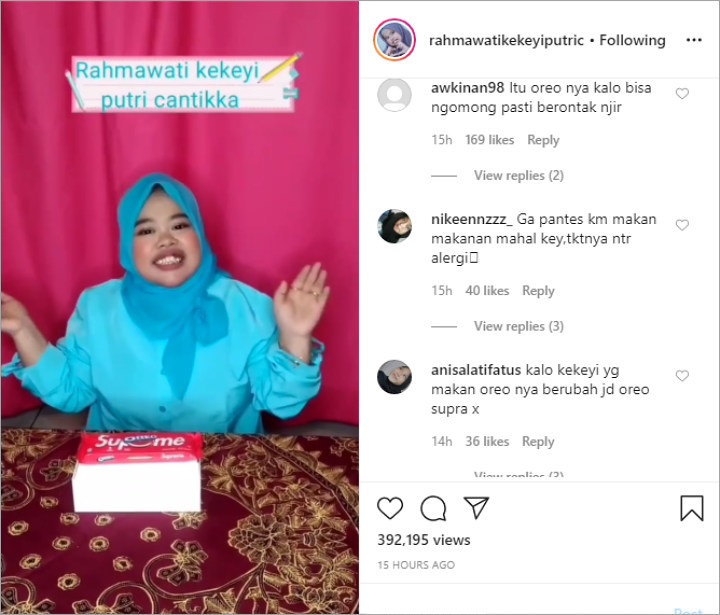 Kekeyi Ikutan Review Oreo Supreme yang Lagi Hits, Cara Makan Tuai Cibiran Sadis