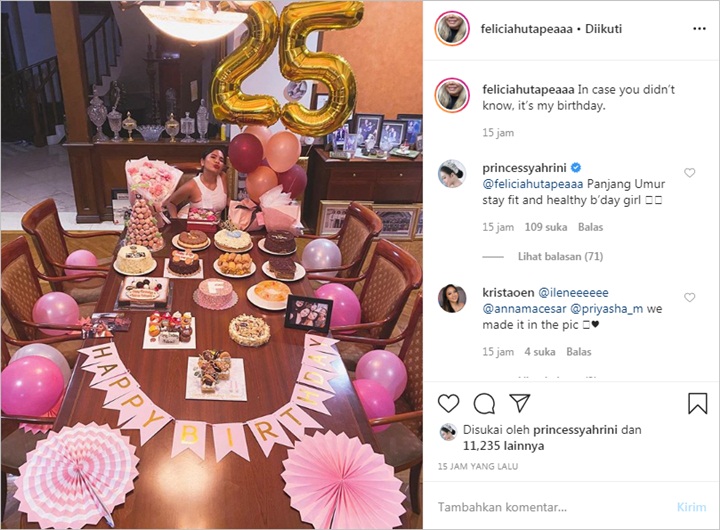 Felicia Hutapea Ultah
