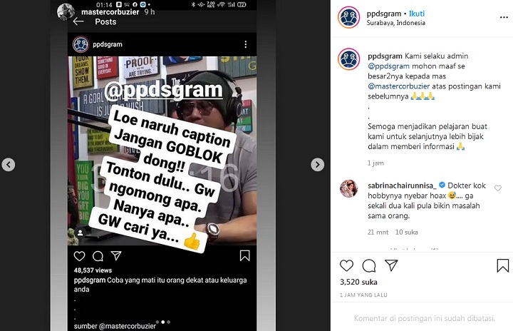 Deddy Corbuzier Semprot Akun PPDS yang Sebar Hoax, Sederet Artis Ngaku Punya Masalah Sama
