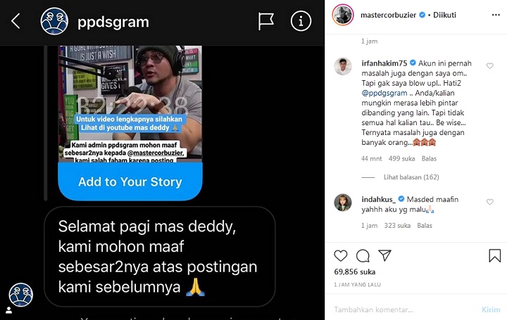 Deddy Corbuzier Semprot Akun PPDS yang Sebar Hoax, Sederet Artis Ngaku Punya Masalah Sama