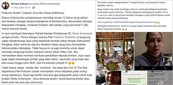 Ikut Prihatin, Sespri Prabowo Beri Beasiswa Kepada Bocah Penjual Jalangkote Korban Bullying