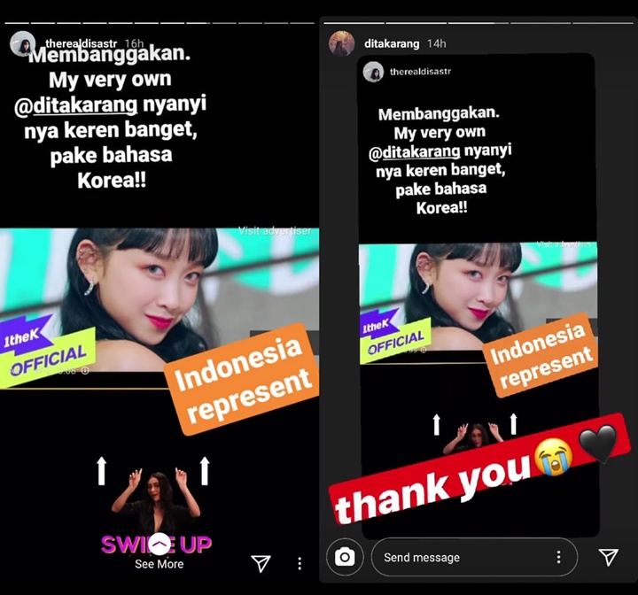 Dian Sastro Bangga Dita Karang Debut Jadi Idol Girlgrup K-Pop Pertama dari Indonesia