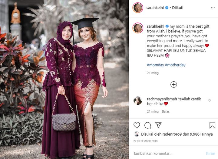 Sarah Salsabila dan Ibunda