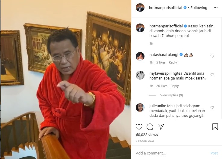 Sarah Keihl Lelang Keperawanan Rp 2 Miliar, Hotman Paris Peringatkan Soal Hukuman Penjara