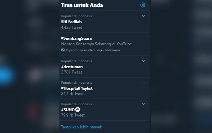 Siti Fadilah Trending