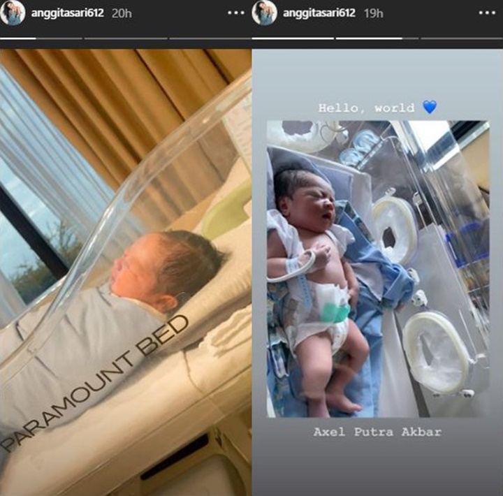 Anggita Sari Melahirkan Anak Pertama