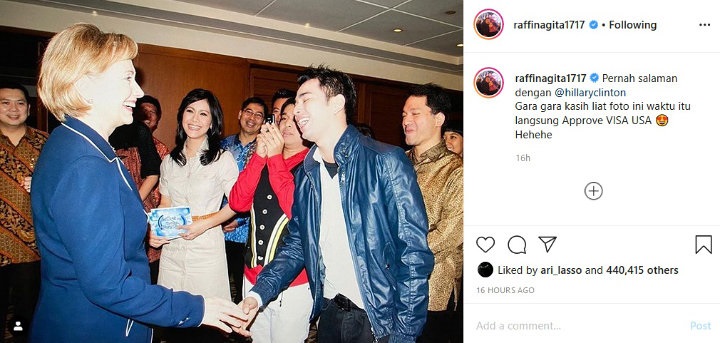 Berkat Foto Ini, Raffi Ahmad Jadi Mudah Dapat Visa ke Amerika Serikat