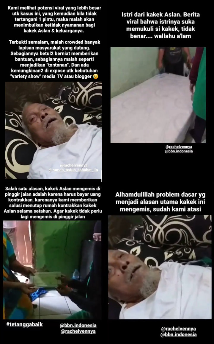 Fakta Sebenarnya Kehidupan Kakek Aslan yang Mengaku Dipaksa Ngemis dan Dipukuli Istri Sendiri