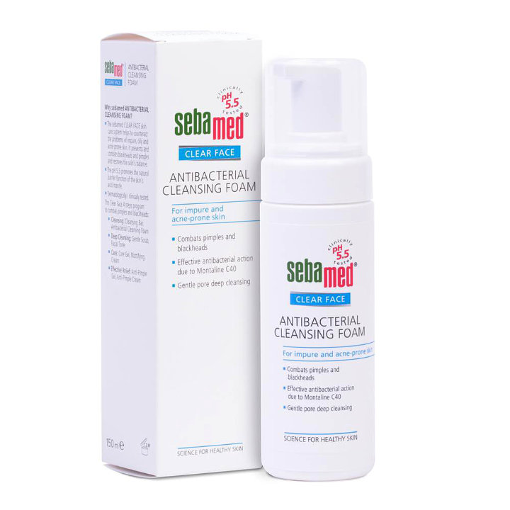 Sebamed Clear Face Antibacterial Cleansing Foam