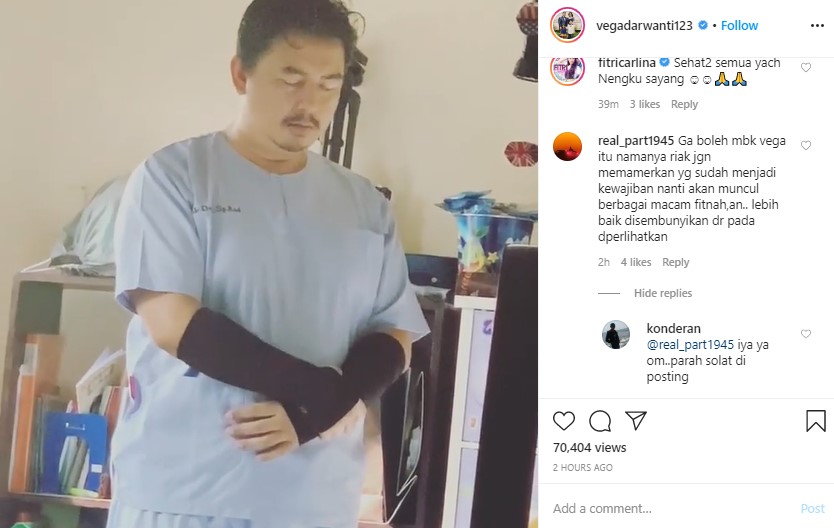 Vega Darwanti Dicibir Riya Saat Rekam Suami Yang Ibadah Di Tengah Bertugas Sebagai Dokter
