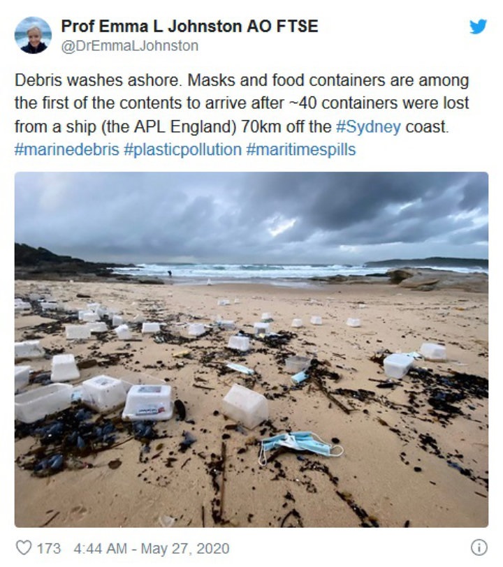 Heboh Pemandangan Kotor Pantai Australia yang Dipenuhi Masker, Ternyata Ini Penyebabnya