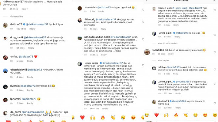 Postingan Abidzar Dinilai Tak Pantas, Umi Pipik Bongkar Masa Lalu Almarhum Uje Sebelum Jadi Ustaz