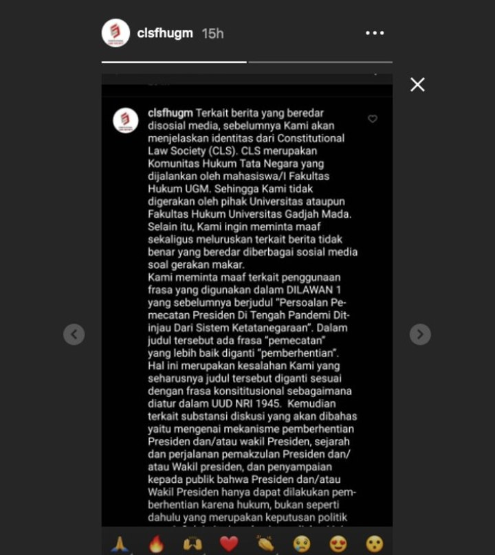 Geger Diskusi Mahasiswa UGM Bertajuk Pemecatan Presiden, Ini Fakta Sebenarnya