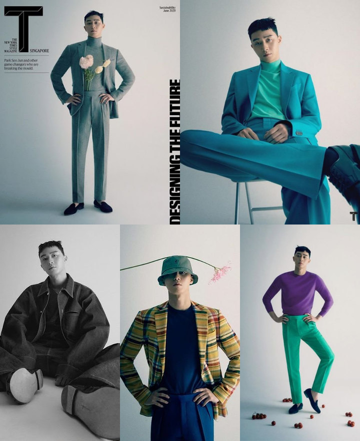 Park Seo Joon Pose Ganteng di Majalah Singapura, Baju Nyentrik Justru Tuai Kritik