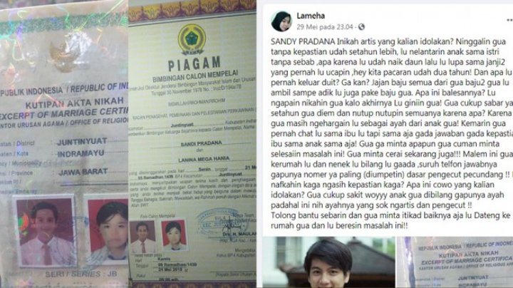Sosok Sandy Pradana \'Anak Langit\' Jadi Sorotan Setelah Beredar Isu Telantarkan Anak Istri