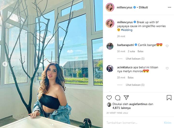 Millendaru Putus dari Pacar dan Perutnya Kempes