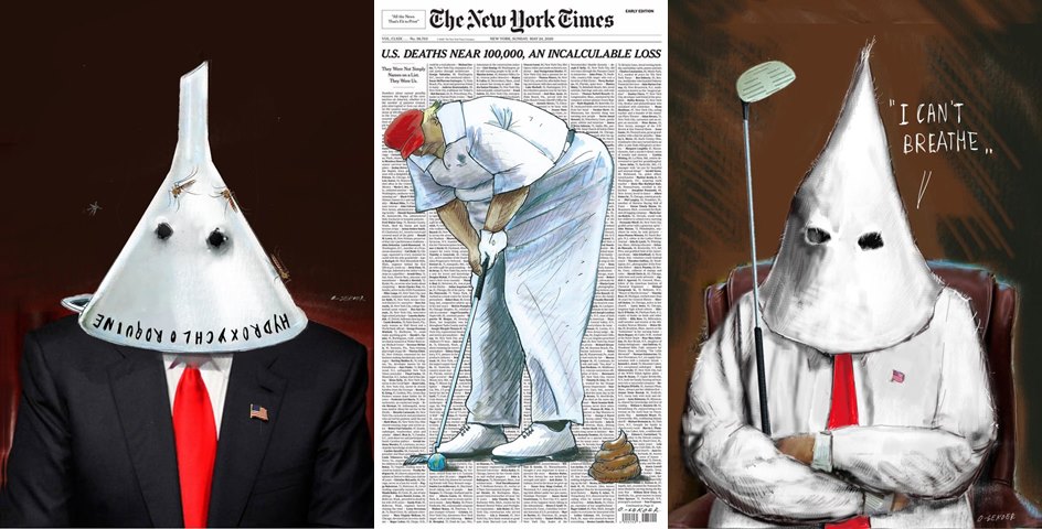 Ilustrasi Sindiran Trump