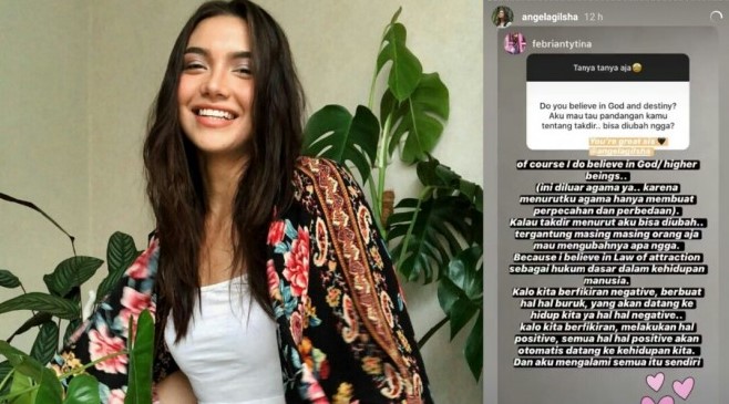 Angela Gilsha Bayangkan Ribetnya Hidup Setelah Menikah Hingga Sebut Takdir Bisa Dirubah