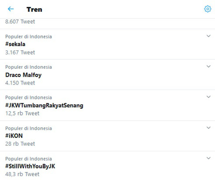 Sekala Putra Ayudia Bing Slamet Trending
