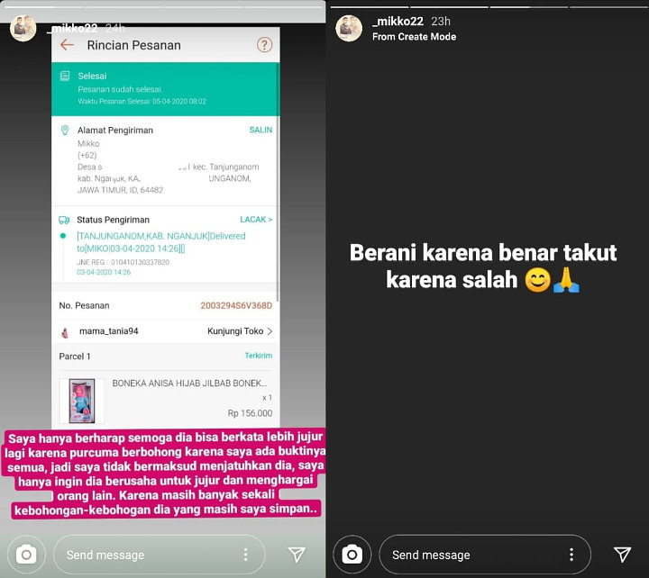 Mikko Minta Rahmawati Kekeyi Berkata Jujur, Beber Bukti Transaksi Ini