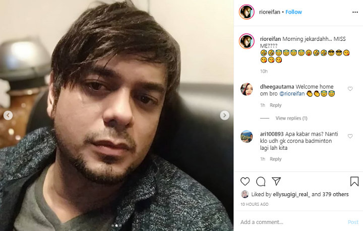 Rio Reifan Dikabarkan Bebas Usai Mendadak Posting Foto Di Instagram, Begini Tanggapan Sang Istri