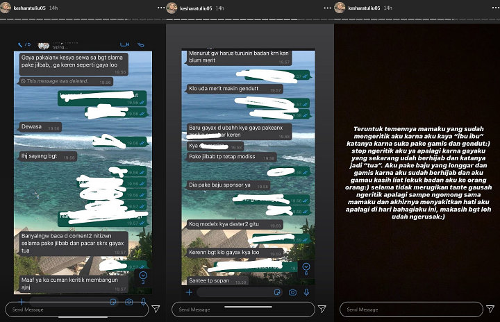 Sering Disebut Mirip Ibu-Ibu, Kesha Ratuliu Dikritik Teman Mamanya Untuk Diet