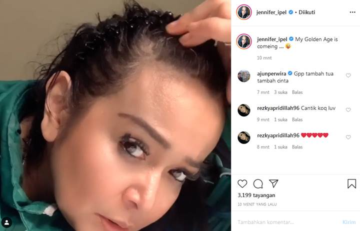 Jennifer Ipel Pamer Uban Jelang Usia \'Emas\'