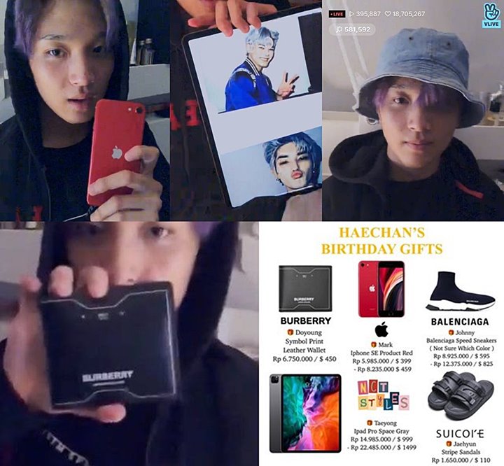 Hadiah-Hadiah Mahal yang Didapat Haechan dari Member NCT 127 Dijamin Bikin Takjub