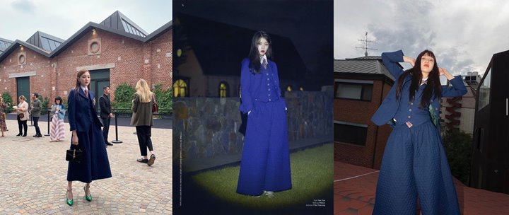 Lee Sung Kyung Kenakan Baju yang Sama dengan IU dan Joy, Kelihan Paling Keren Karena Tubuh Tinggi?