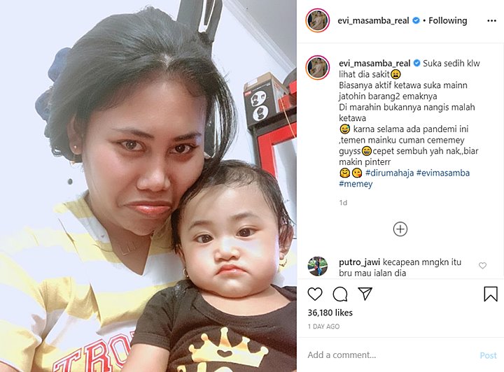 Evi Masamba Soal Anak Sakit