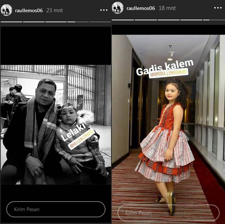Akhirnya Muncul, Raul Lemos \'Ngakak\' Gendong KD dan Puji Anak \'Gadis Kalem\'