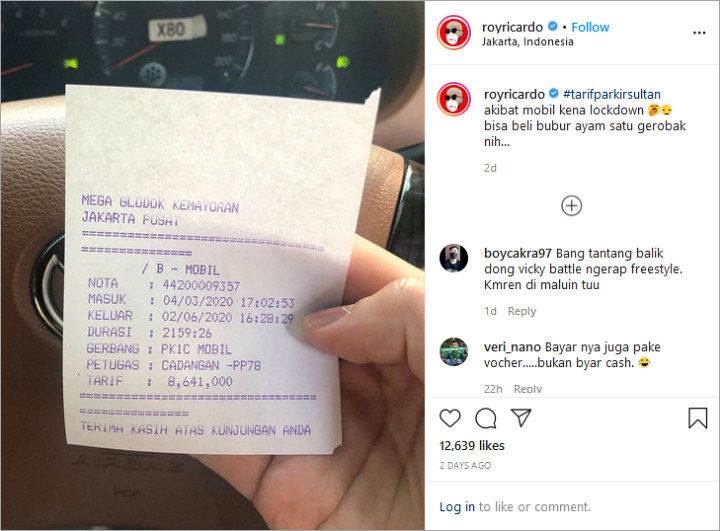 Heboh Adik Melaney Ricardo Soal Biaya Parkir Mobil di Mall Mencapai 8 Juta