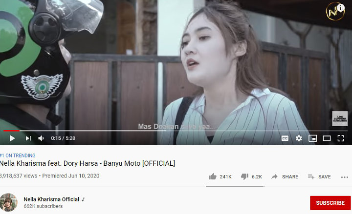 Gantikan Kekeyi, Nella Kharisma dan Dorry Harsa Terpopuler di YouTube